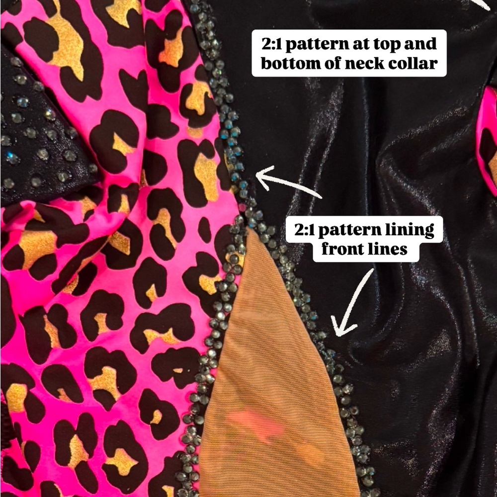 Custom Dance Pink Leopard Leo Size 9 - Picture 4 of 7